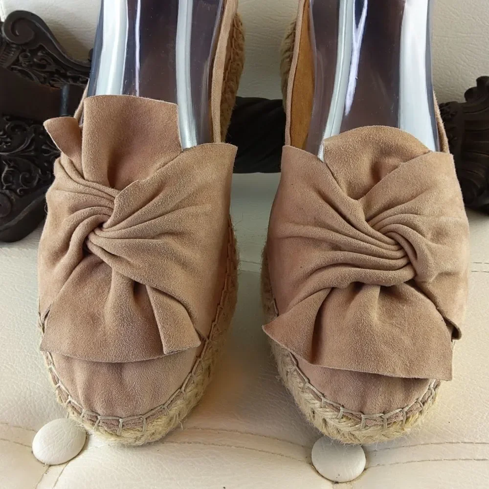 Crown Vintage pinkish/taupe Hermosa espadrilles